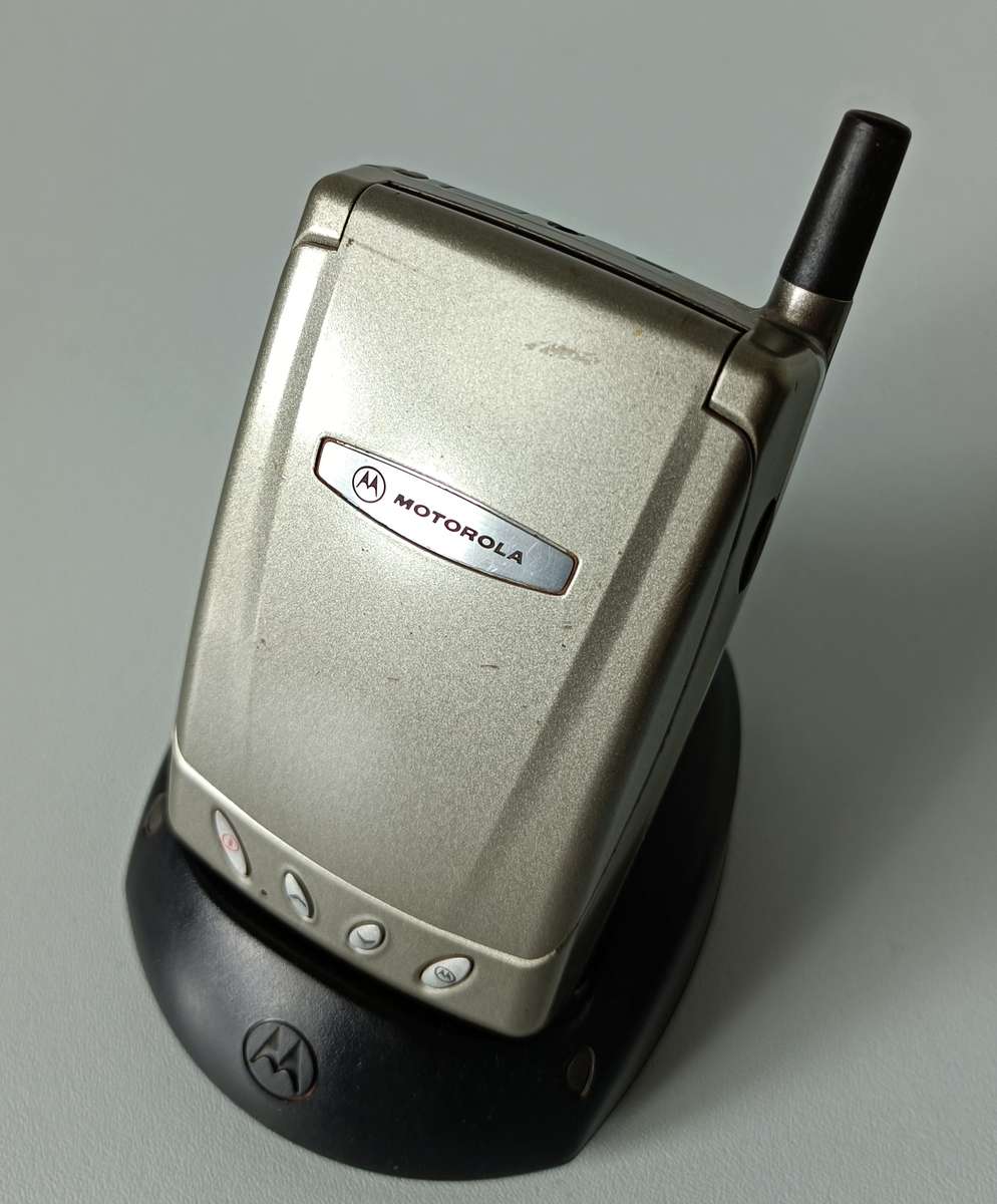 Retro Motorola flip phone