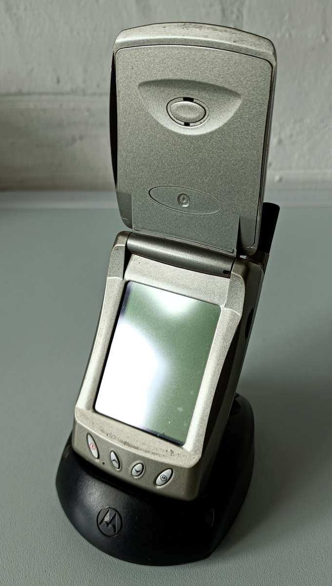 Retro Motorola flip phone
