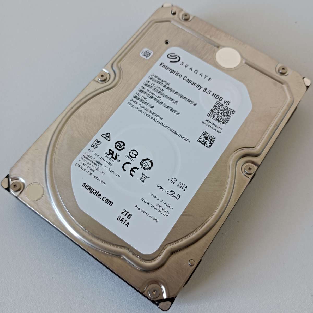 Seagate Enterprise 2TB hard drive | 100% health