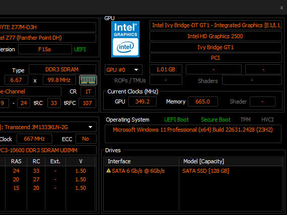 HP Pro i5 | 128GB SSD | 2GB RAM | Windows 11 Pro (activated)