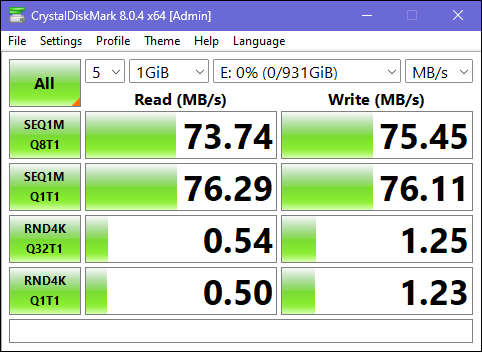Toshiba 1TB External Hard Drive | 100% health