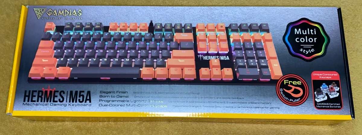 Gamdias Hermes M5A Mechanical Keyboard | Open box deal