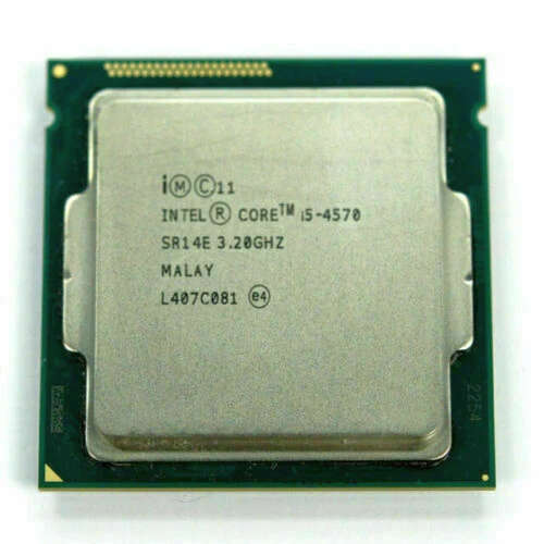 Intel Core i5 4570 CPU | 4C/4T @ 3.6GHz boost | 6MB cache | Socket 1150