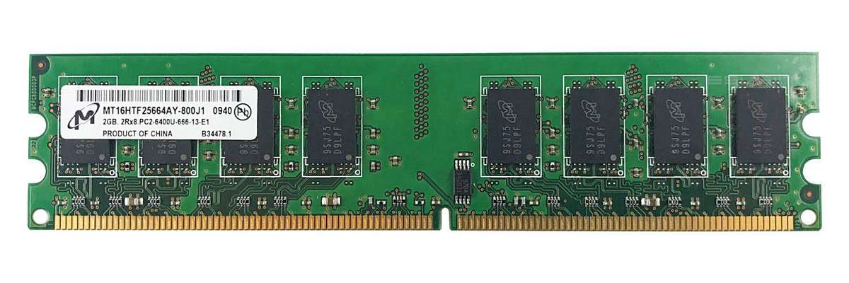 Micron 2GB DDR2-800 PC2-6400 CL6 RAM