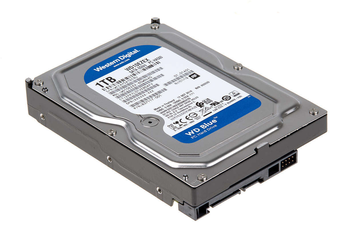 WD Blue 1TB Desktop HDD | 7200RPM | SATA 600s | 64MB Cache | Only 570 hours / 24 days of usage
