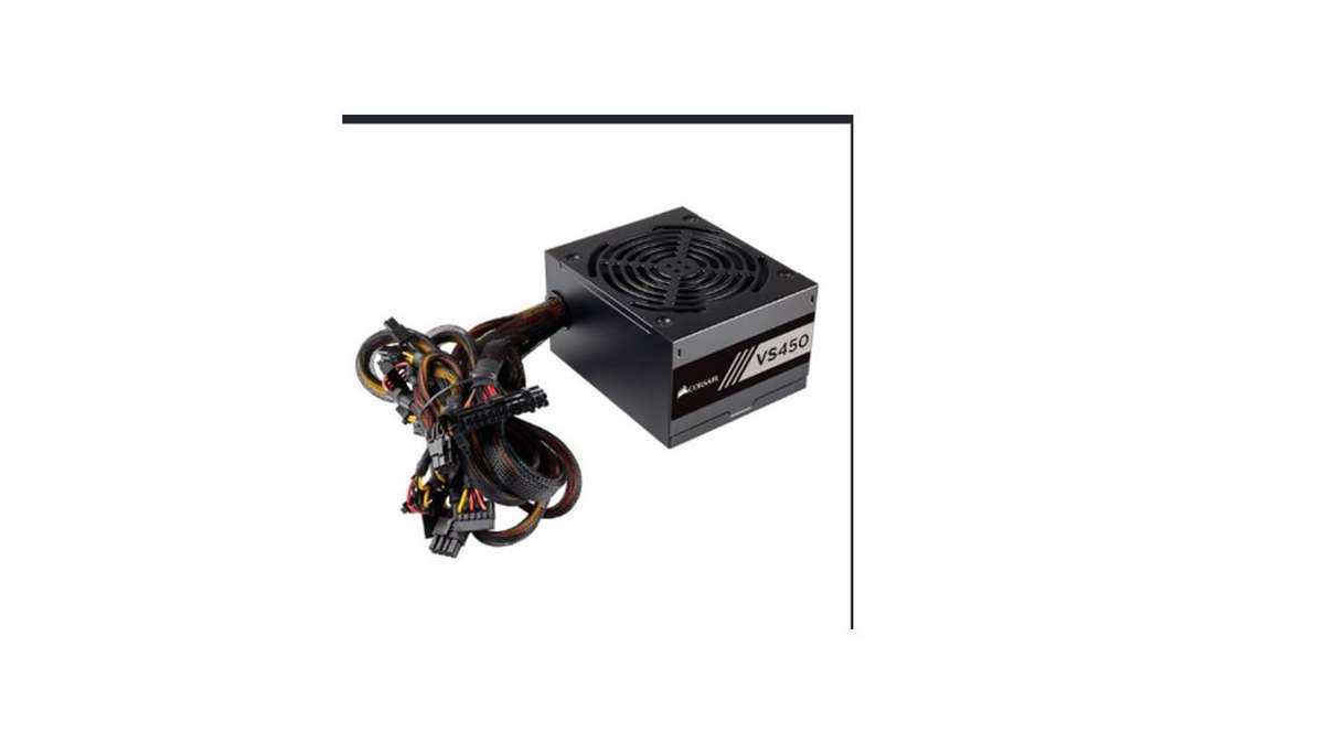 Corsair VS Series VS450 White Certified 450W ATX Power Supply / Non-Modular / 120mm Low Noise