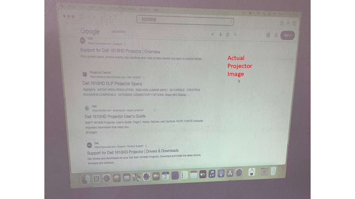 Dell 1610HD Standard Series HD Ready (1280 x 800) Projector PLEASE READ !!