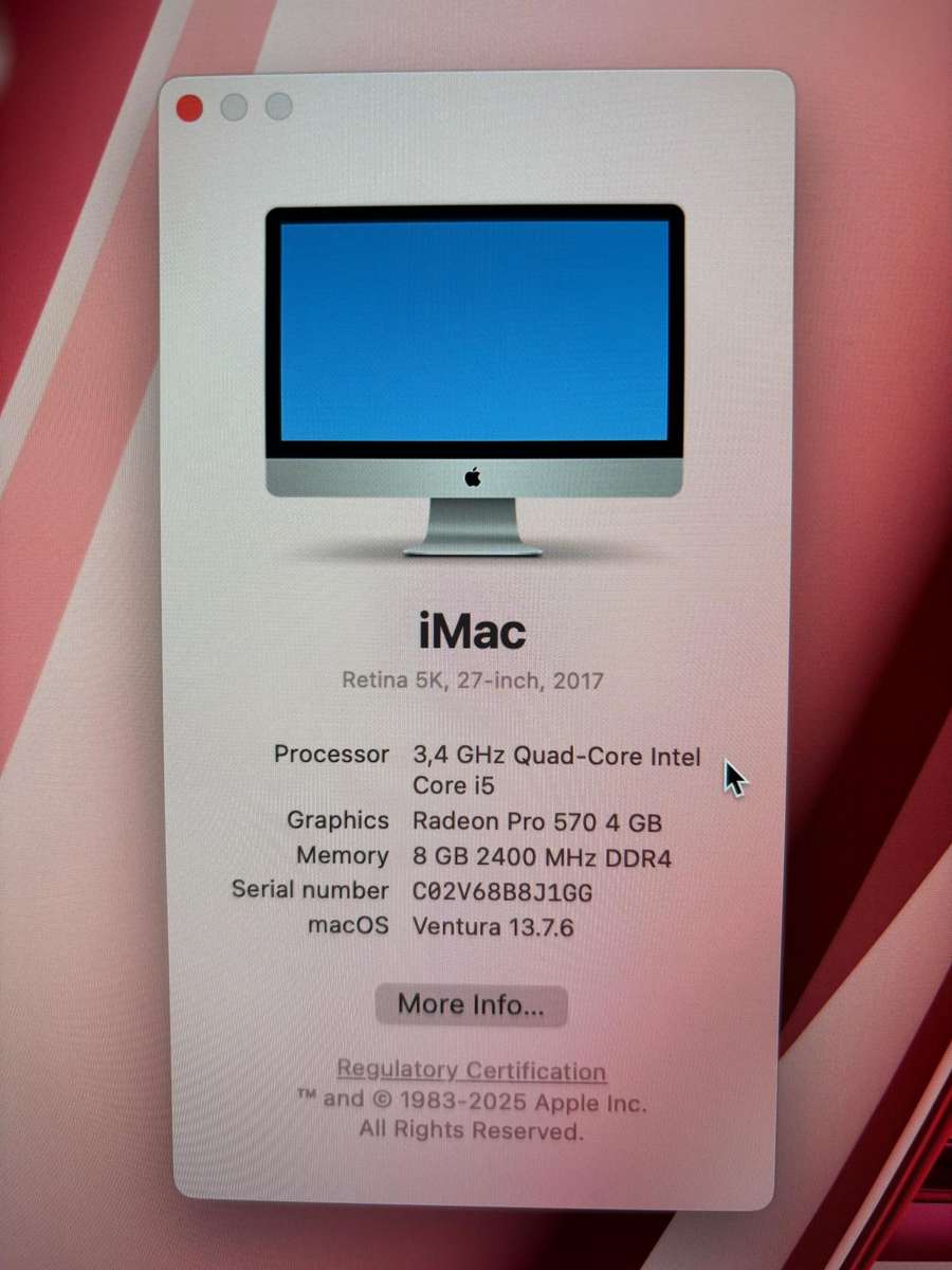 XMAS IN JULY | APPLE IMAC 2017 |  5K RETINA | 27" ULTRA SLIM | LIKE NEW | EXCELLENT CONDITION