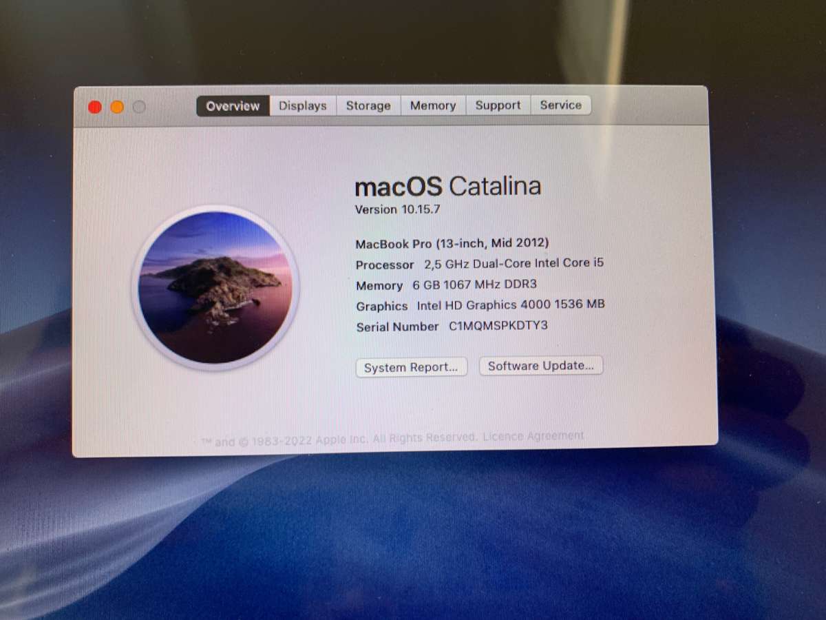 APPLE MACBOOK PRO 13"  | MID 2012 | 750GB HDD | 6MB RAM | PLEASE READ !!