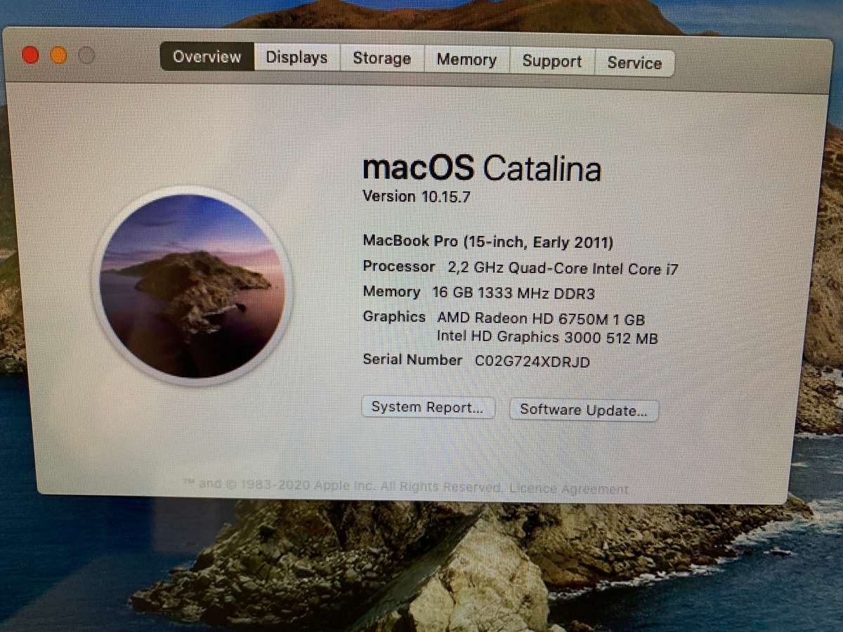 APPLE MACBOOK PRO 2011 | 15" SCREEN | INTEL i7 | 16GB RAM | 1TB HARD DRIVE | PLEASE READ !!