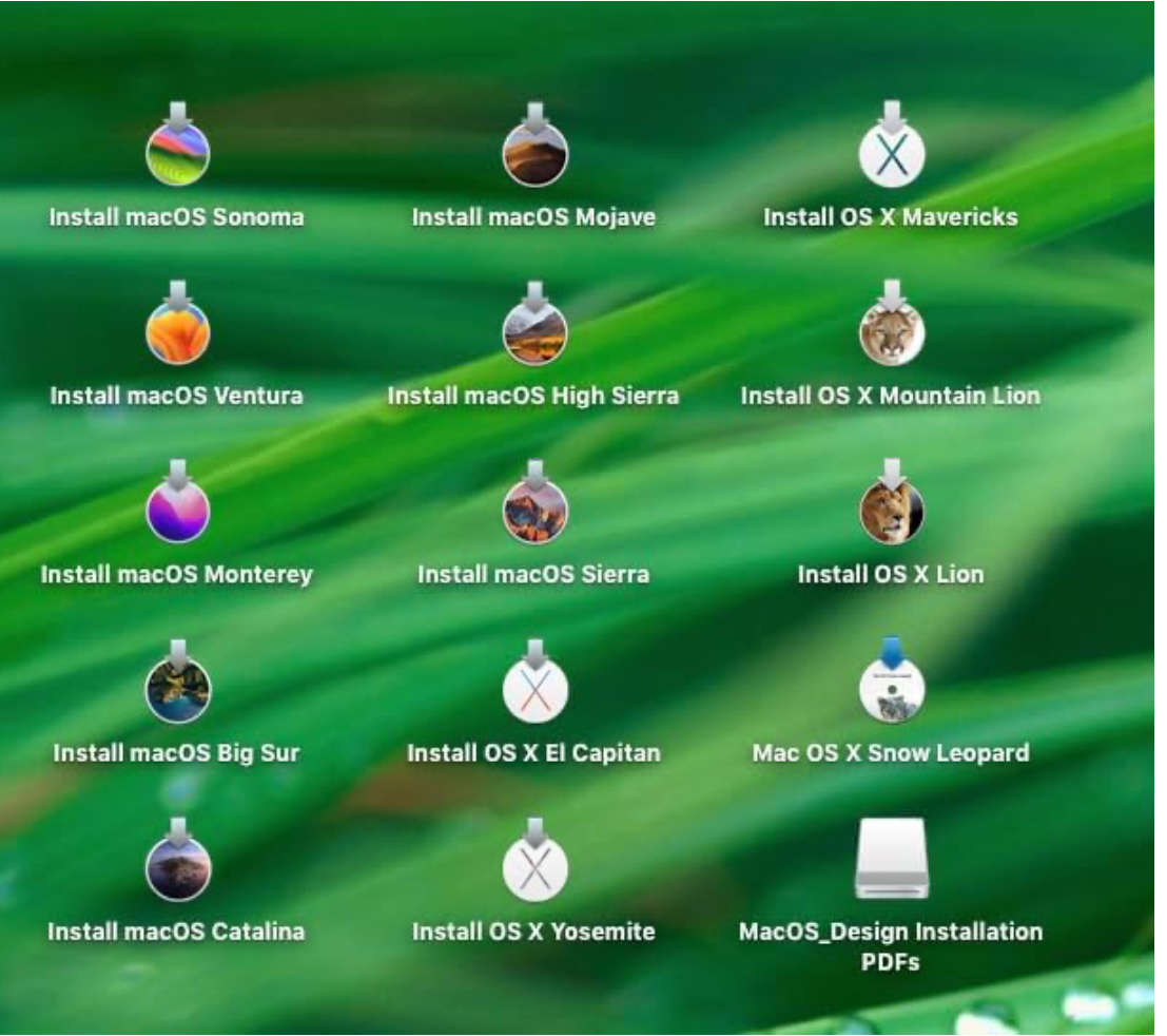 Apple macOS Bootable Software Installer on USB