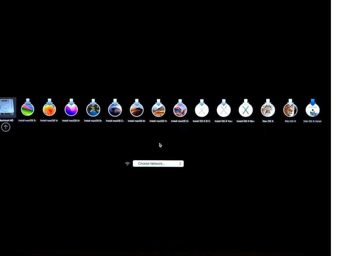 Apple macOS Bootable Software Installer on USB