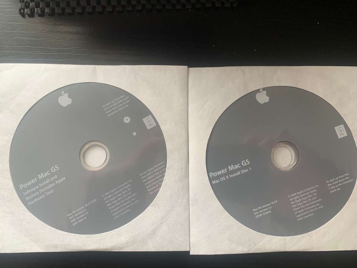 APPLE POWER MAC G5 SOFTWARE (NEW)