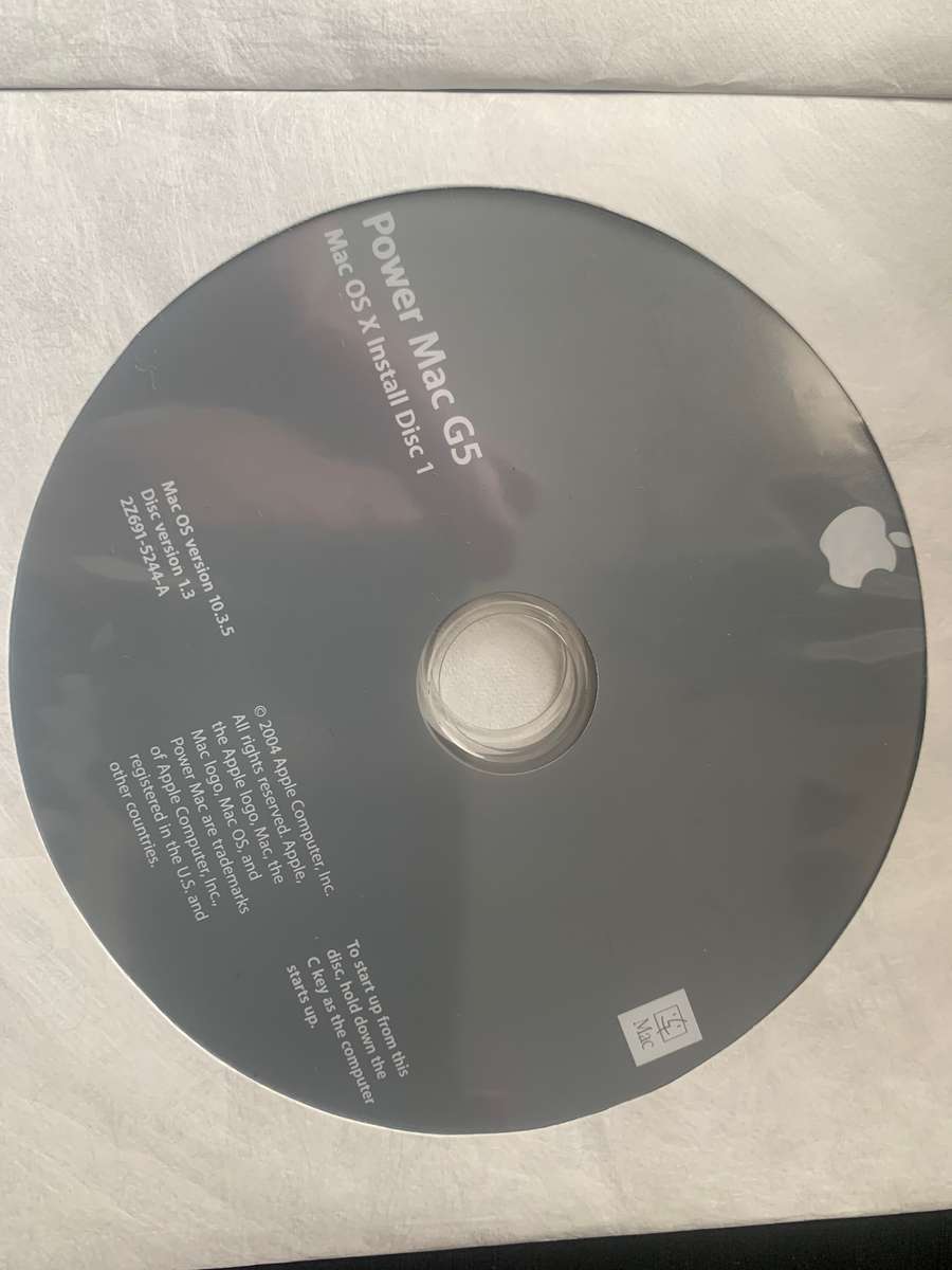 APPLE POWER MAC G5 SOFTWARE (NEW)