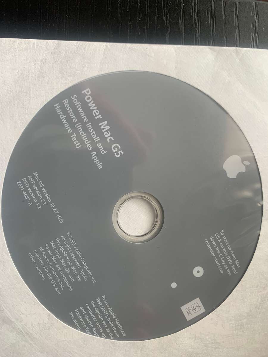 APPLE POWER MAC G5 SOFTWARE (NEW)