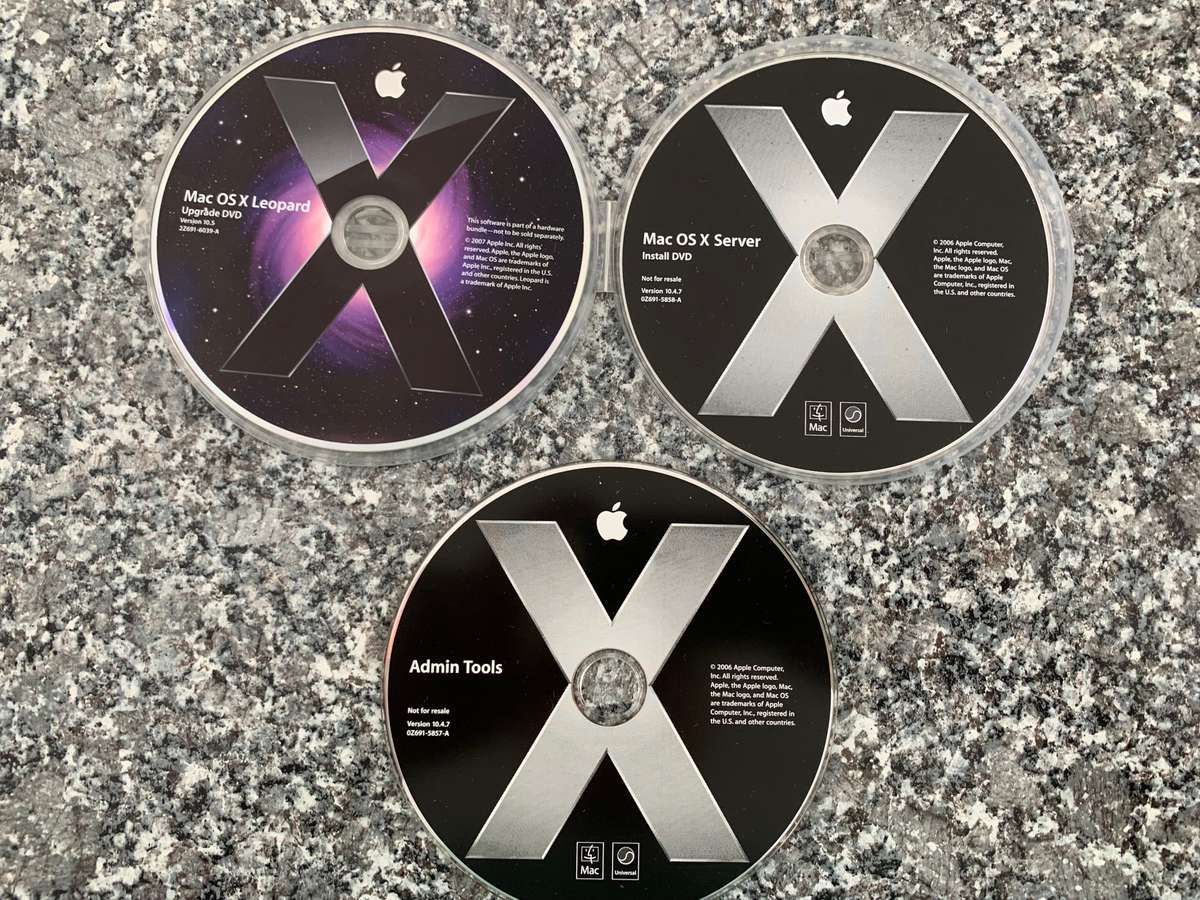 APPLE MAC SOFTWARE MACOS X LEOPARD | SERVER | ADMIN TOOLS DVD