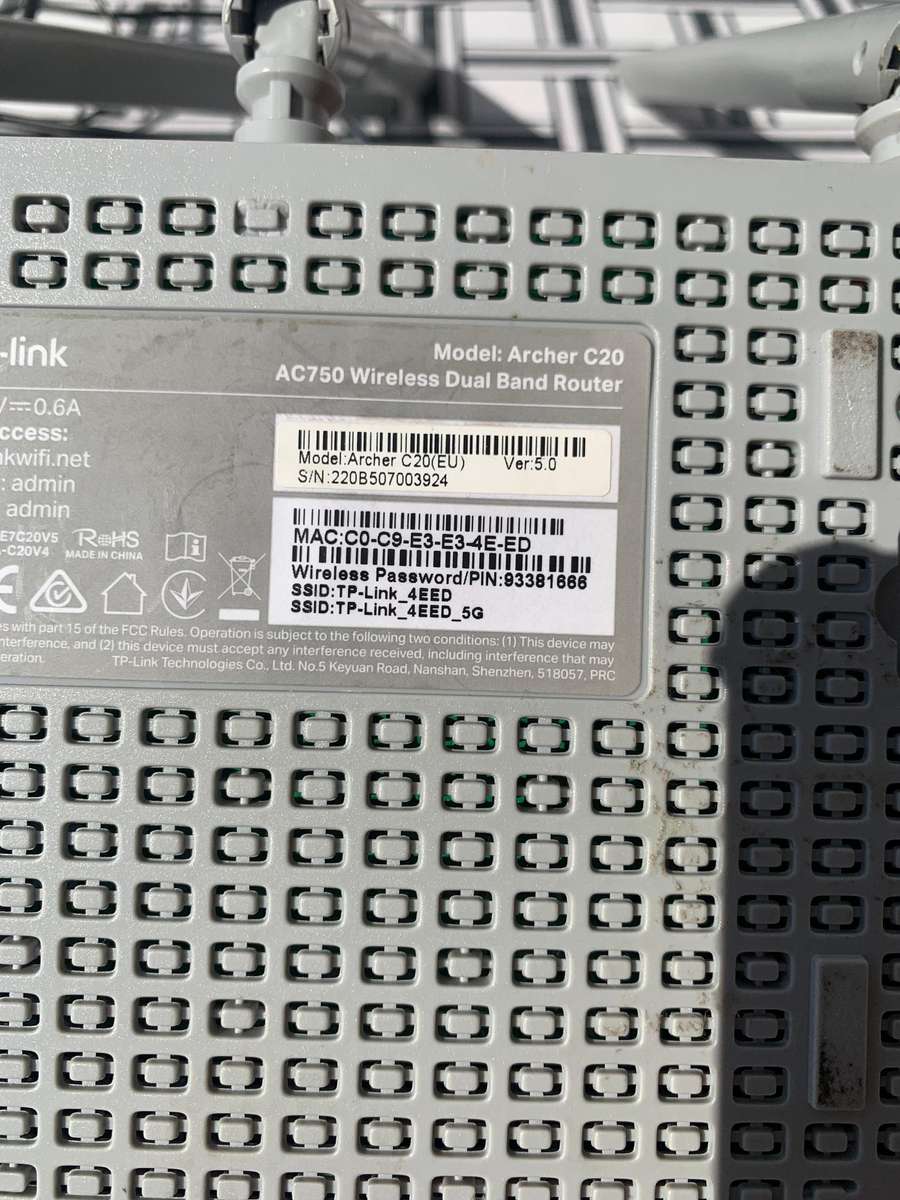 TP-Link Archer C20 Plus Nokia Wireless Router + TP-Link Outdoor CPE WiFi Access Point & Extender