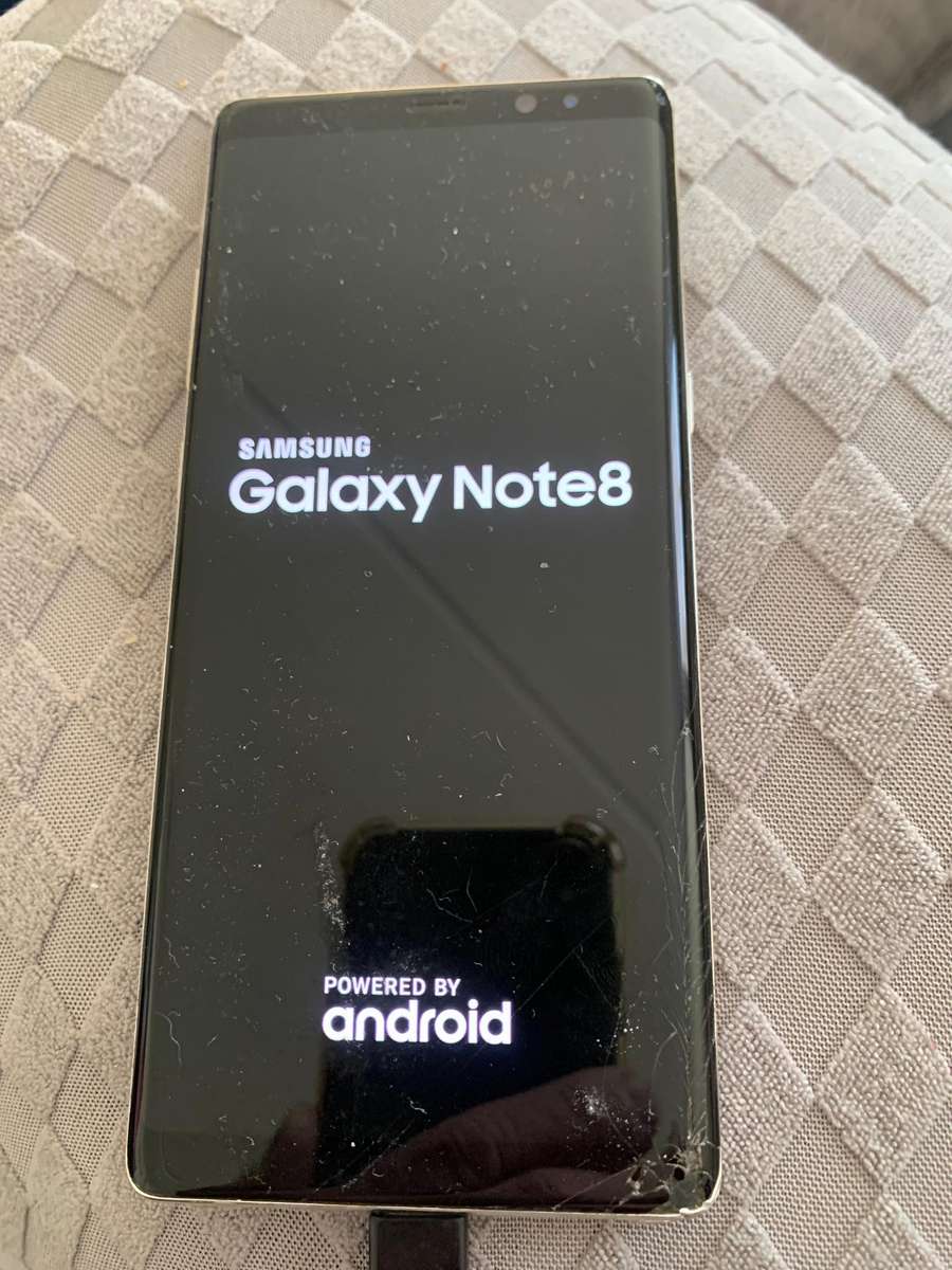 Samsung Galaxy Note 8 with 2 other phones