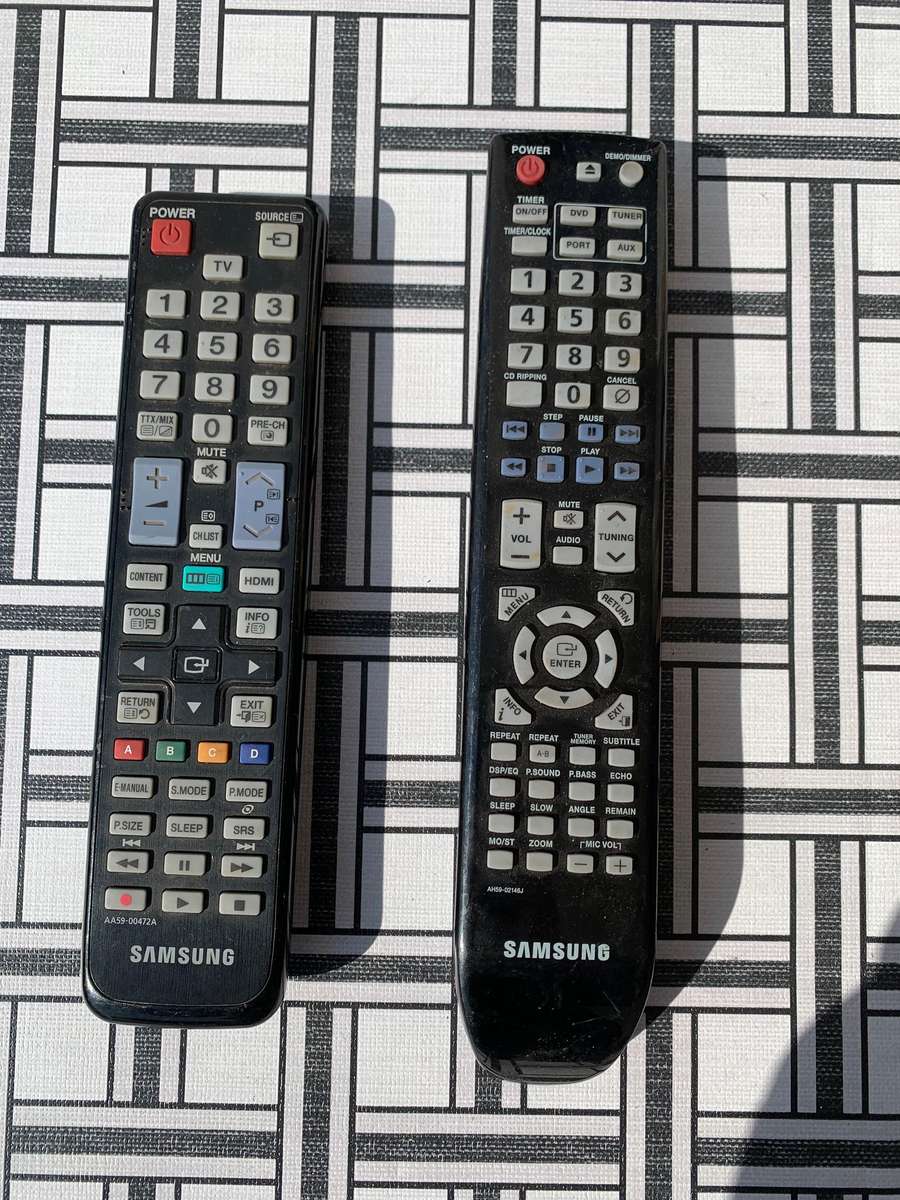 SAMSUNG REMOTES X 2 MODEL AA59-00472A | AH59-02146J