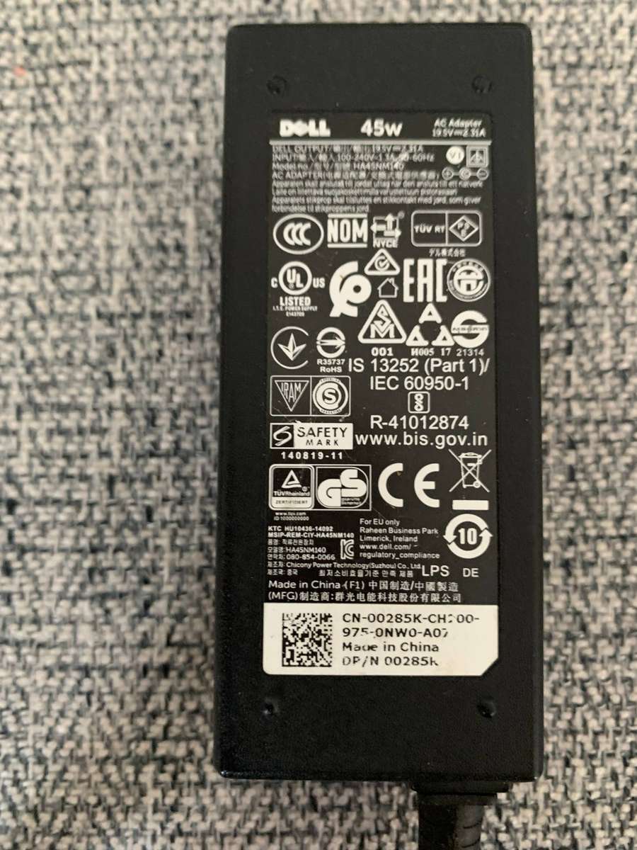 DELL LAPTOP CHARGER | 19.5V 2.31A 45W Pin size 4.5x3mm