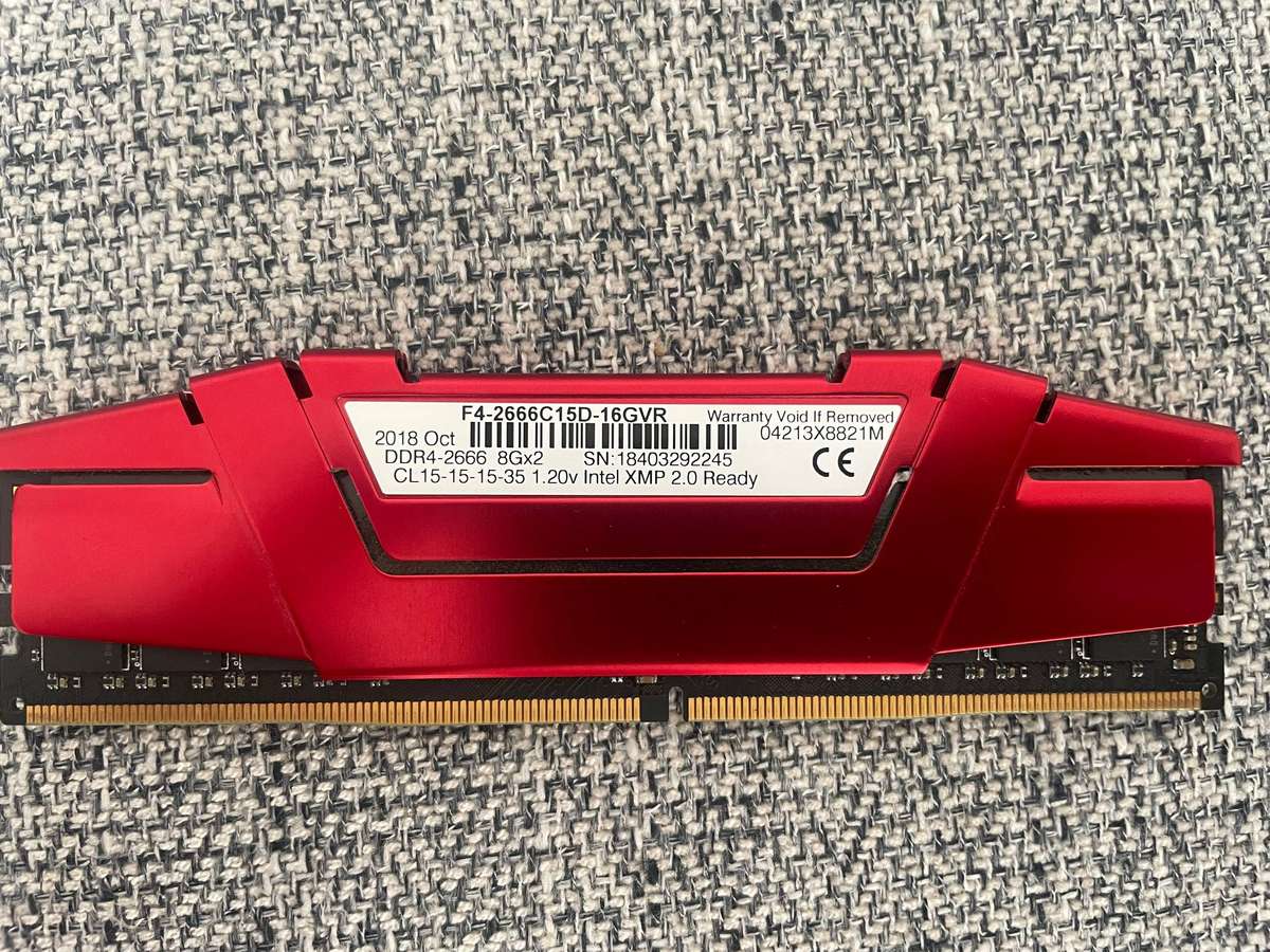 8GB DDR4 2666MHz G.Skill Ripjaws Gaming RAM (Desktop)