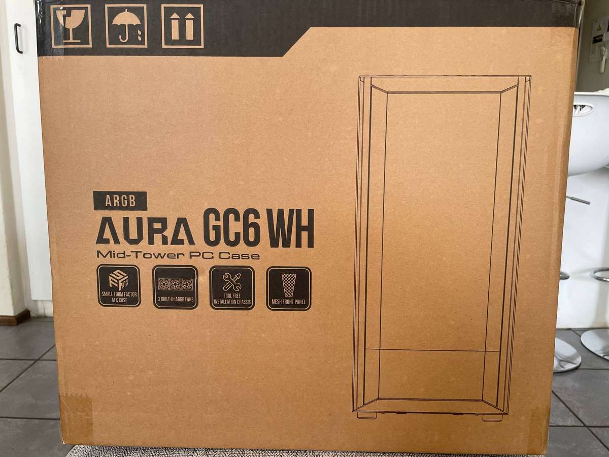 GAMDIAS AURA GC6 WH Mid Tower PC Case  OPEN BOX (Unused Condition)