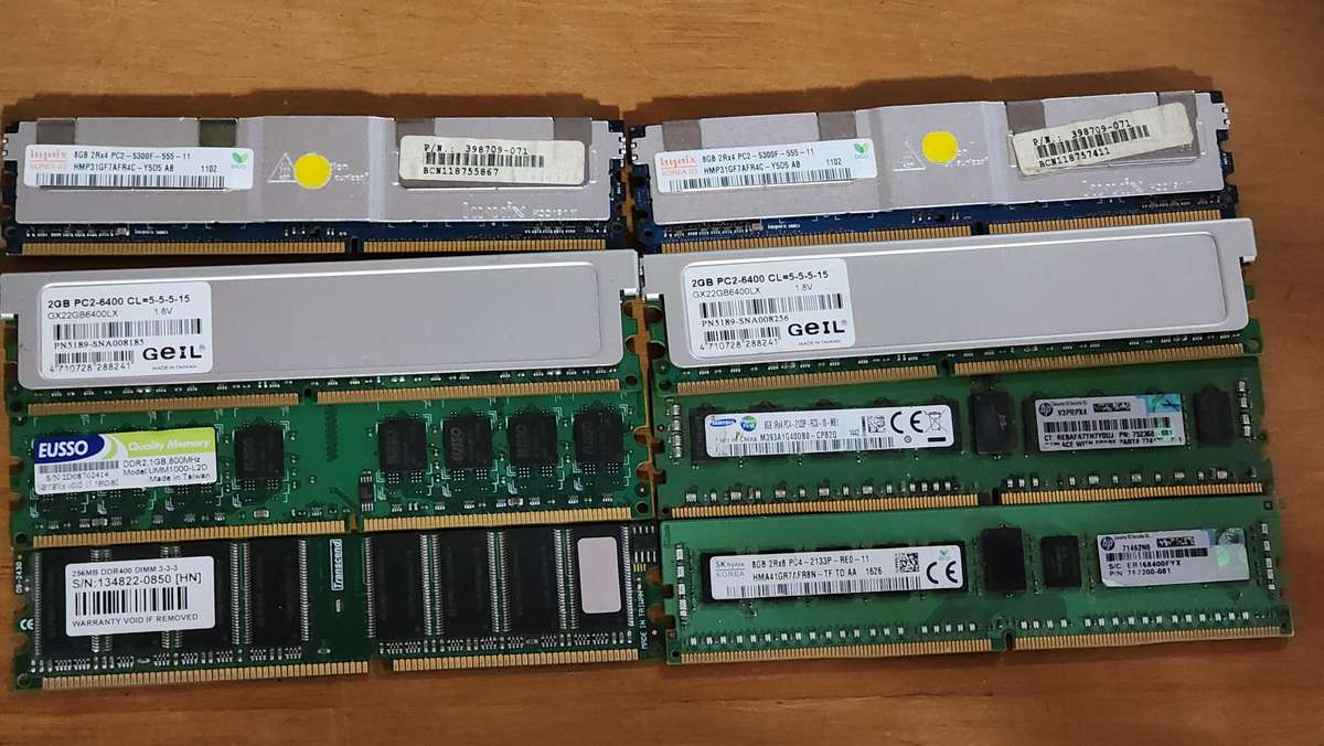 Assorted Desktop Rams