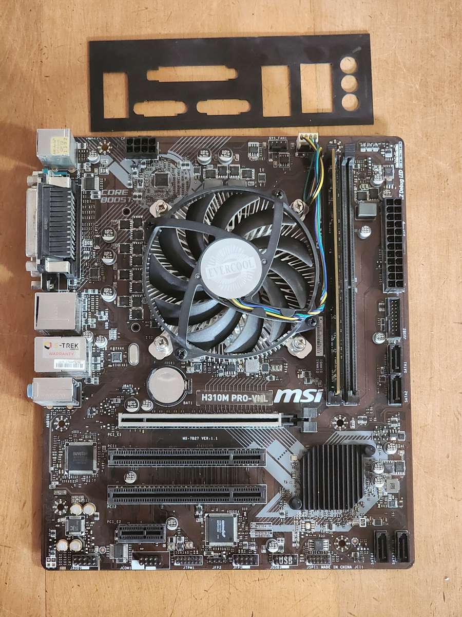 8th gen Core i3 Motherboard Combo - Fault