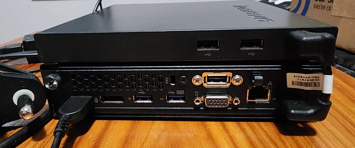 Mini Core i5 PC with ad-on DVD enclosure unit