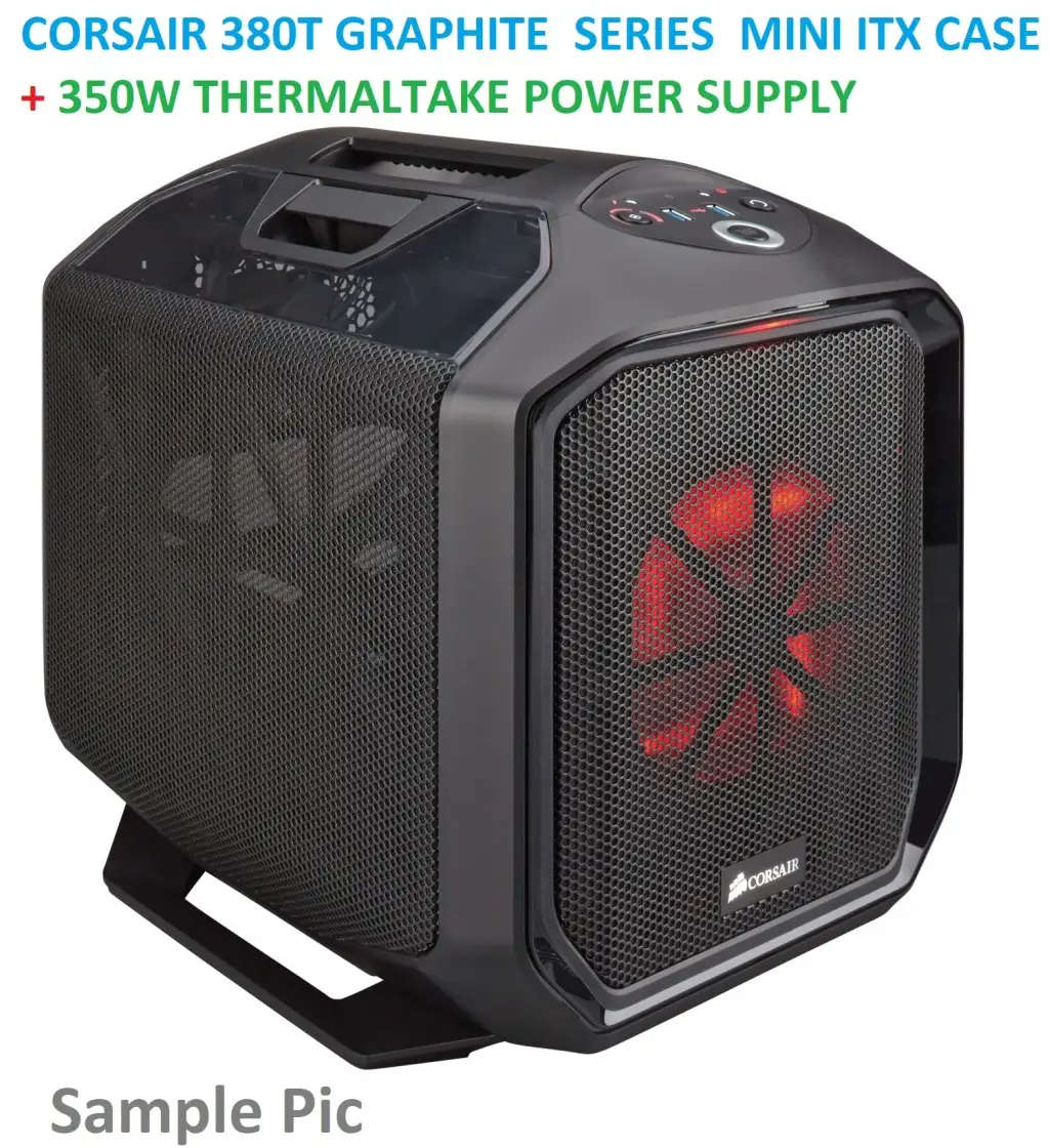 CORSAIR Mini ITX Gaming Case + 350w Thermaltake PSU