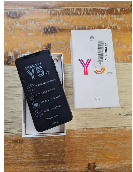 Huawei Y5 Prime 2018 2Gig RAM 1GB MEM - BLACK