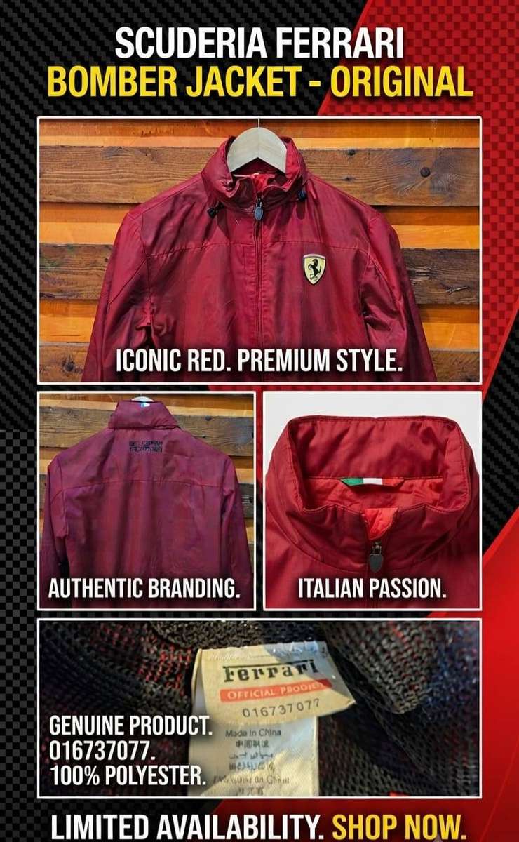 Ferrari Scuderia Bomber Jacket