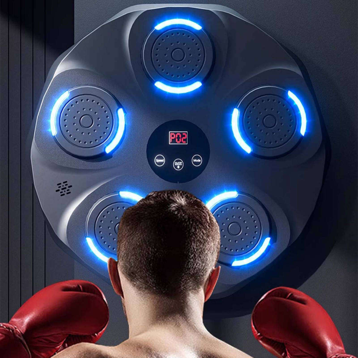 Bezosmax Bluetooth Music Boxing Machine with Gloves, Wall Mounted Trainer -BezosMax