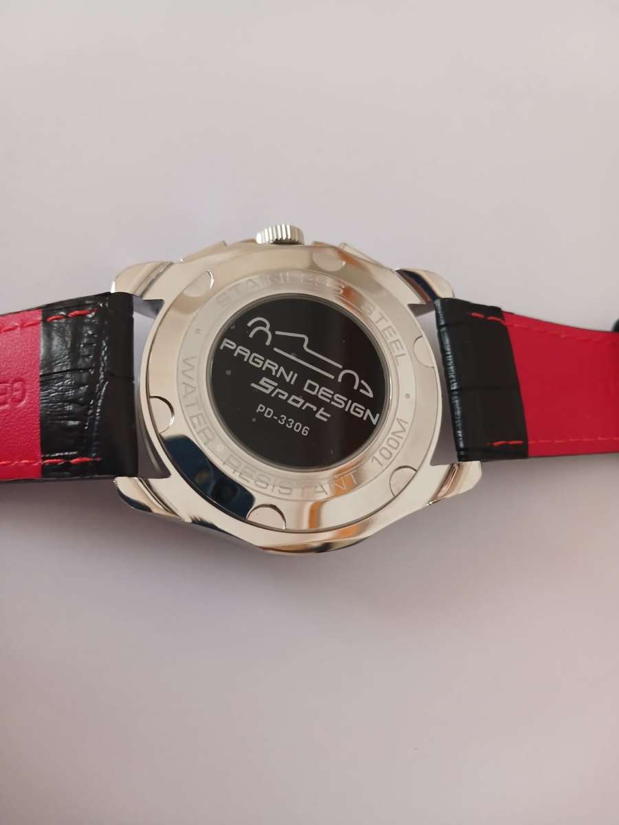 PAGANI DESIGN PD-3306 Multi Functional Waterproof Sport Men's Chronograph Watch Leather Strap Quartz