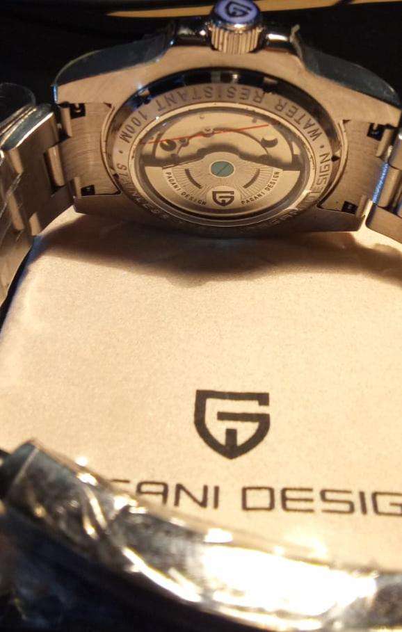 PAGANI DESIGN PD1662 GMT  40mm 100M Water Resistant Luminous Sapphire Glass Men Mechanical Watch
