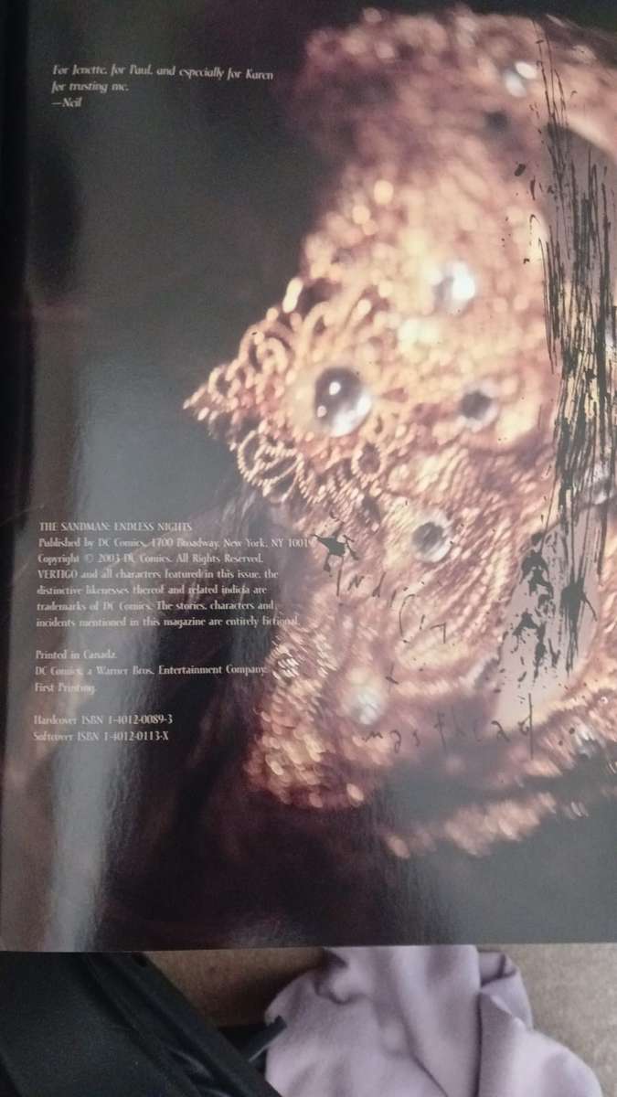 Neil Gaiman - The Sandman Endless Nights hardcover