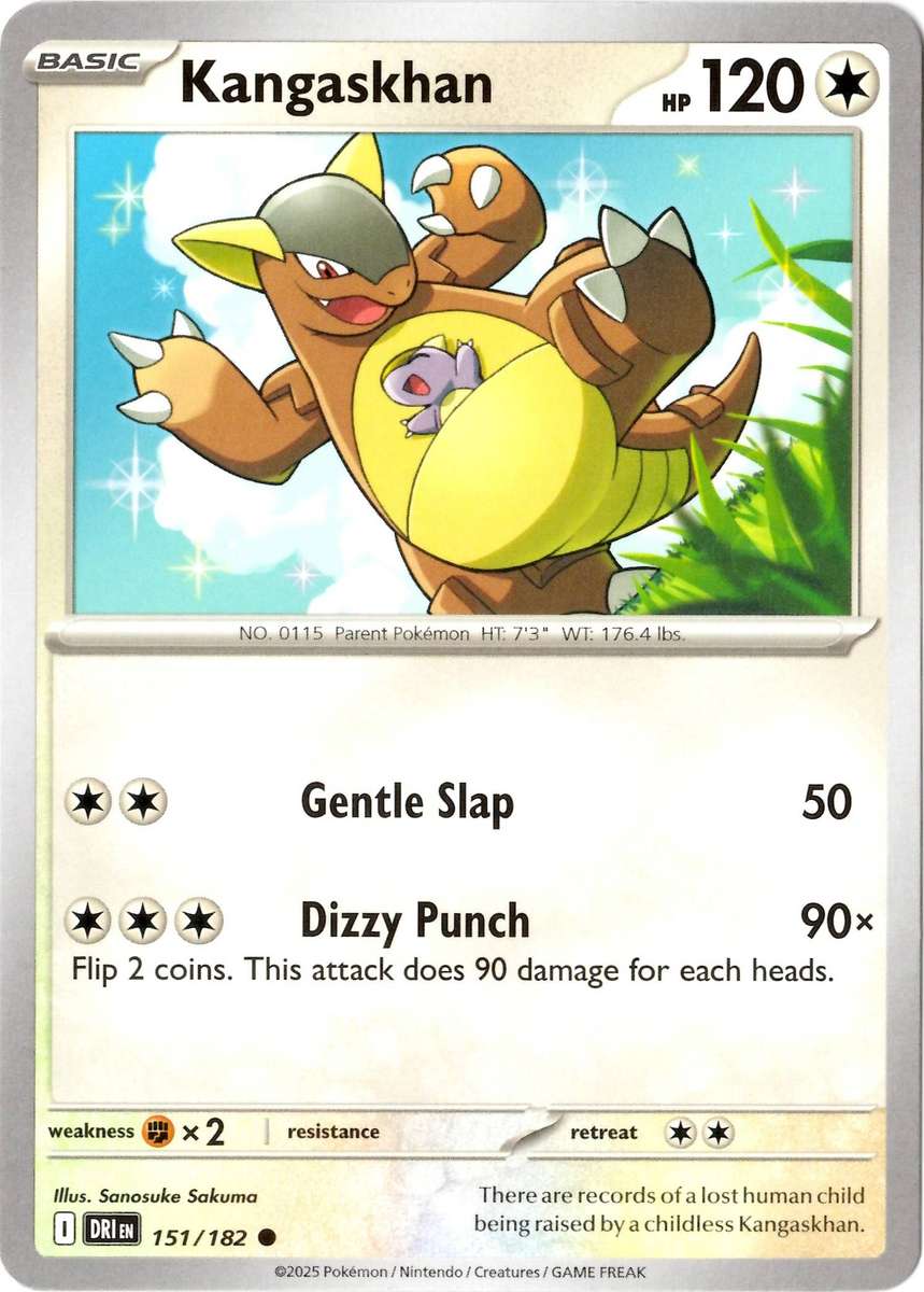 Pokemon Card - SV10: Destined Rivals - Kangaskhan - 151/182 - Normal