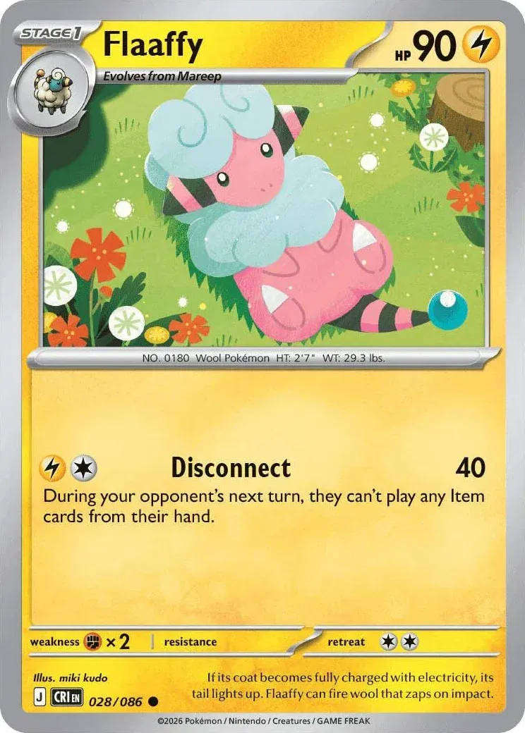 028/086 - Flaaffy (Normal) - Chaos Rising