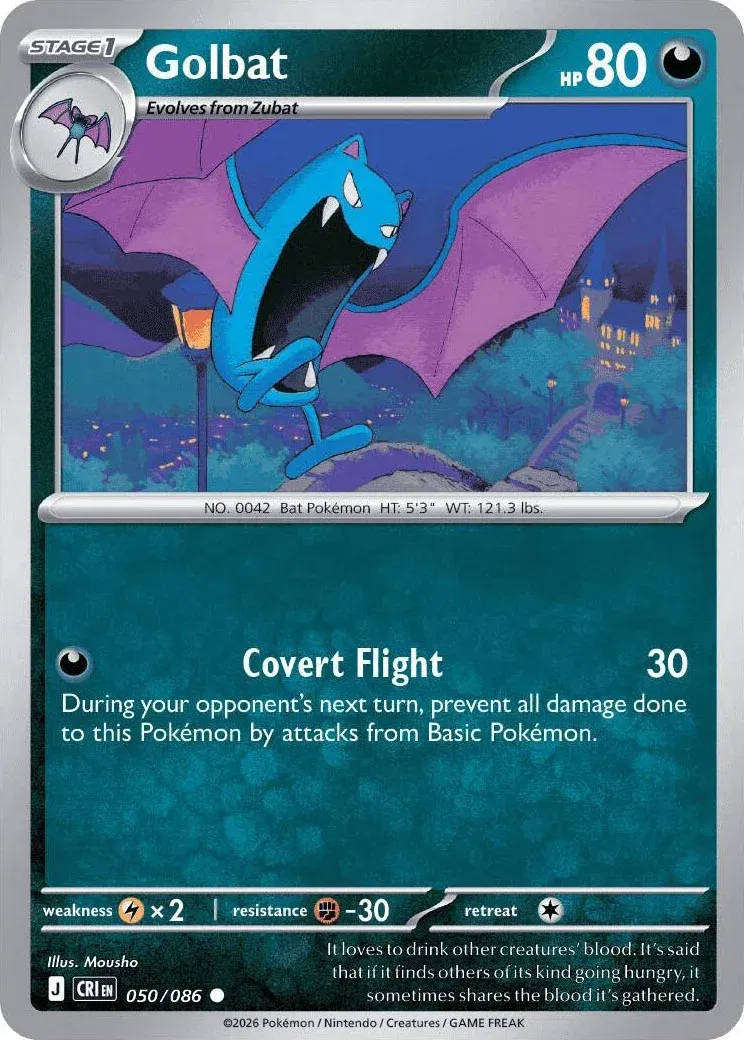 050/086 - Golbat (Normal) - Chaos Rising