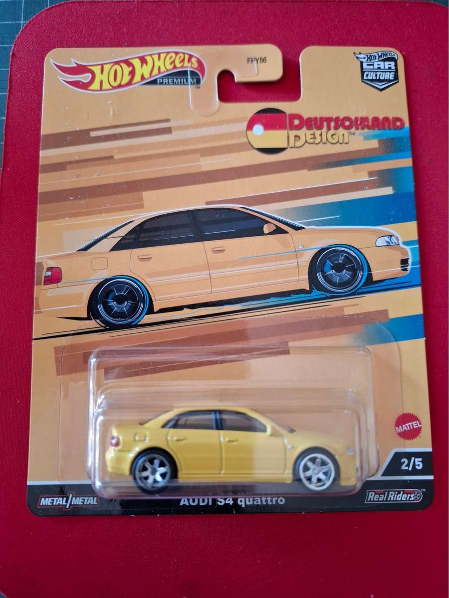 Hot Wheels Premium Deutschland Design Audi S4 Quattro