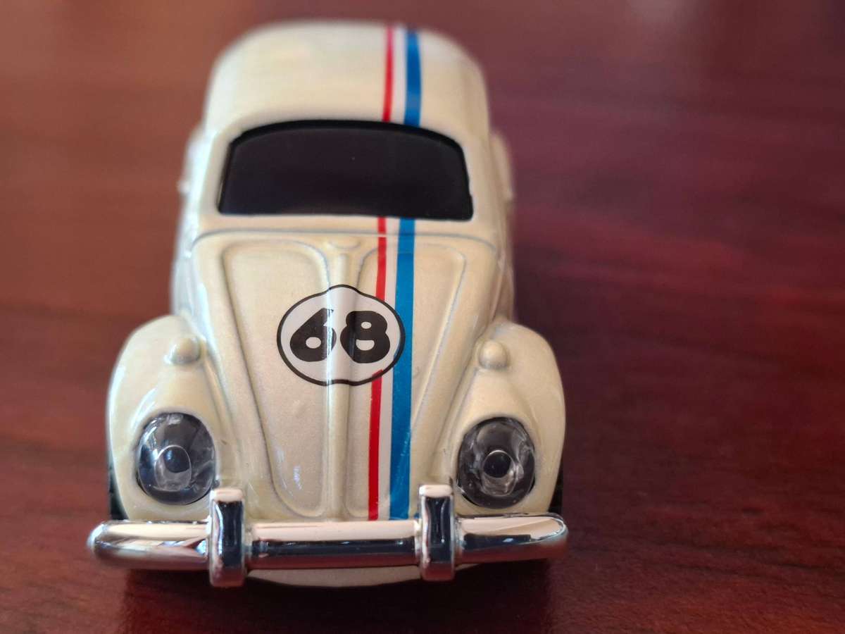 VW Beetle "Herbie style" with rubber wheels
