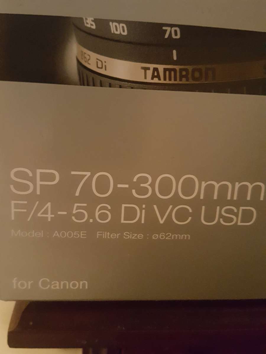 TAMRON SP 70-300MM F/4-5.6 DI VC USD LENS FOR CANON