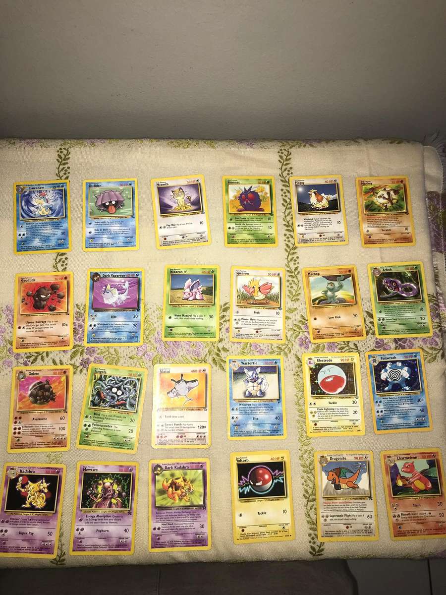 1995 POKEMON CARDS (139 Cards Total) (VG+)