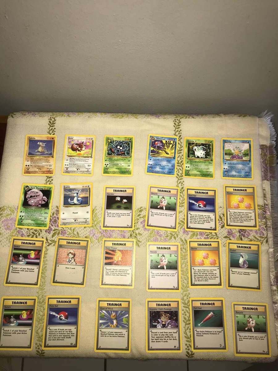 1995 POKEMON CARDS (139 Cards Total) (VG+)
