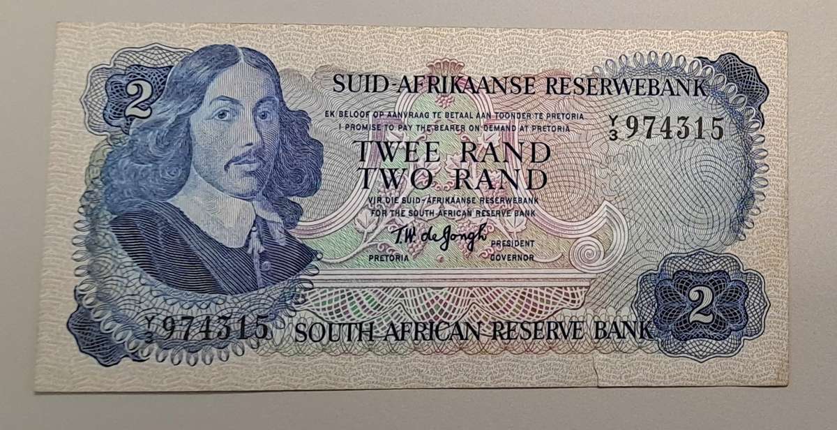 1974 Replacement Y/3 974315 Twee Two Rand TW de Jongh A/E