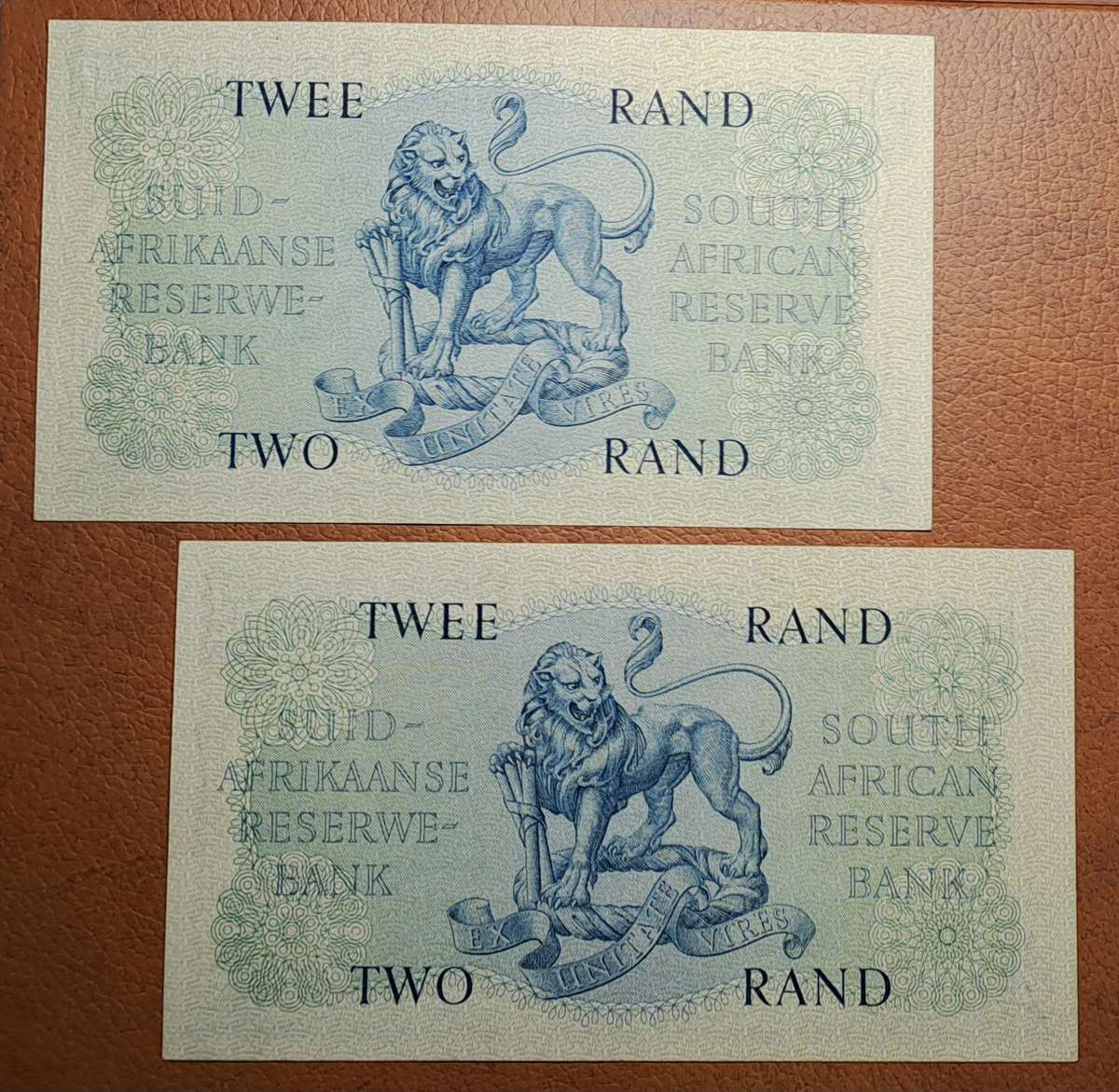 1962 Consecutive Pair Two Twee Rand Rissik B/238 413145-6