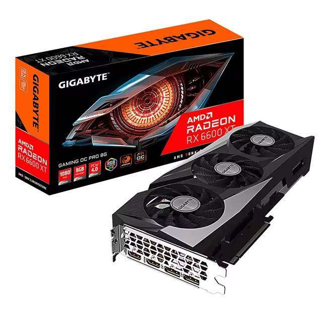 Gigabyte Radeon RX 6600XT Video Card with 3X Cooling 6600 Xt GPU Graphics Cards Gaming