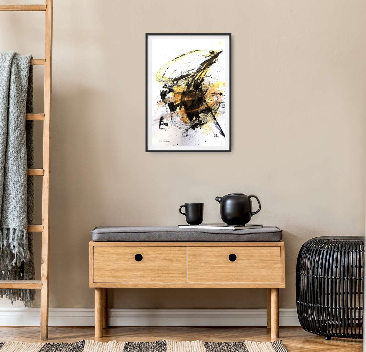 Hilton Edwards Abstract Art Painting