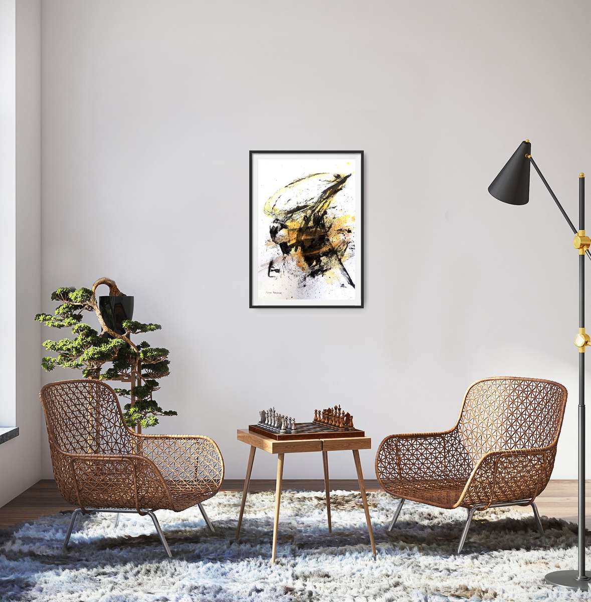 Hilton Edwards Abstract Art Painting