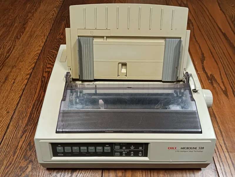 OKI Mircroline 520 dot matrix report printer